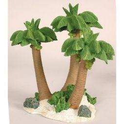 Island with 3 coconut trees XL, Ornament,Tank Decoration