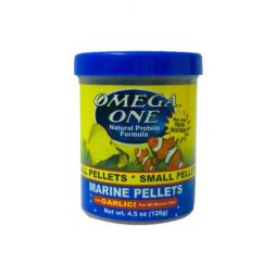 Omega One Garlic Marine Small Pellets with garlic-Sinking