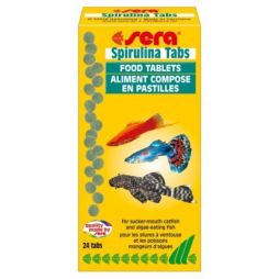 SERA Spirulina Tabs / Fish Food tablets /24 tabs