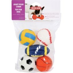Zolux vinyl dog toy SPORTS BALL