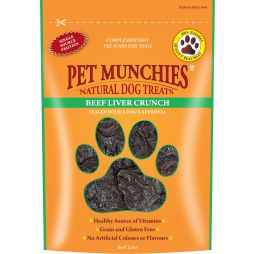 PET MUNCHIES Natural Dog Treats Beef Liver Crunch