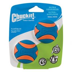 CHUCKIT Ultra Squeaker Small 2-pack