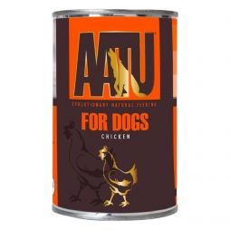 AATU Adult Chicken Wet Dog Food Tin  400g