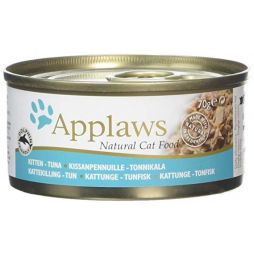 Applaws 100% Natural Wet Cat Food Tin Kitten Tuna  70g