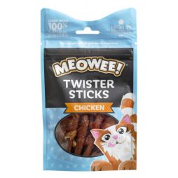 Meowee Twister Chicken Sticks 7pk