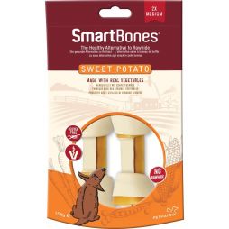 SmartBones Chews Medium Bone with Sweet Potato