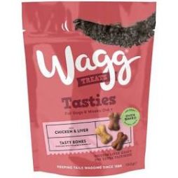 Wagg Wagg Tasty Bones with Chicken & Liver