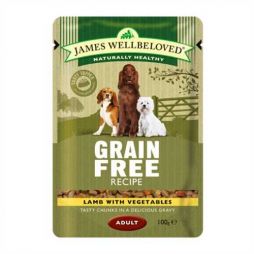 James Wellbeloved Grain Free Pouch Adult Lamb