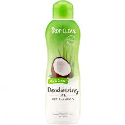 TropiClean Aloe & Coconut Deodorising Pet Shampoo 592ml