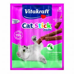Vitakraft Cat Stick Mini Duck & Rabbit 18g