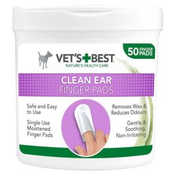 Vets Best Ear Finger Pads for Dogs 50 pads